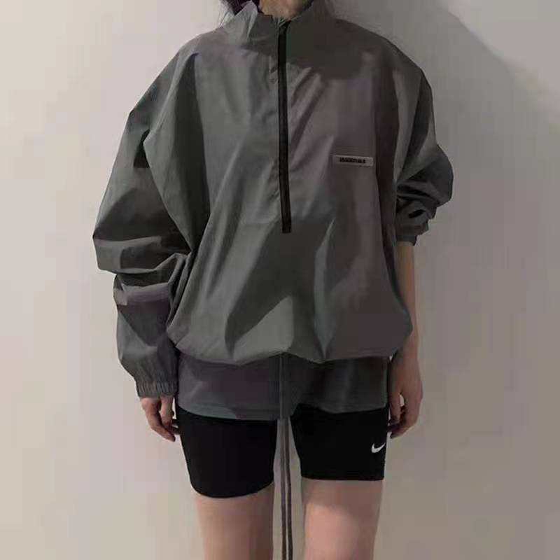 拉链教练夹克 