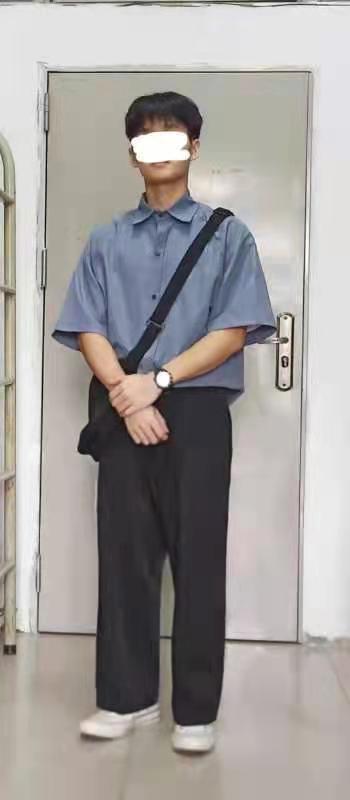 森马 韩版纯色衬衫 