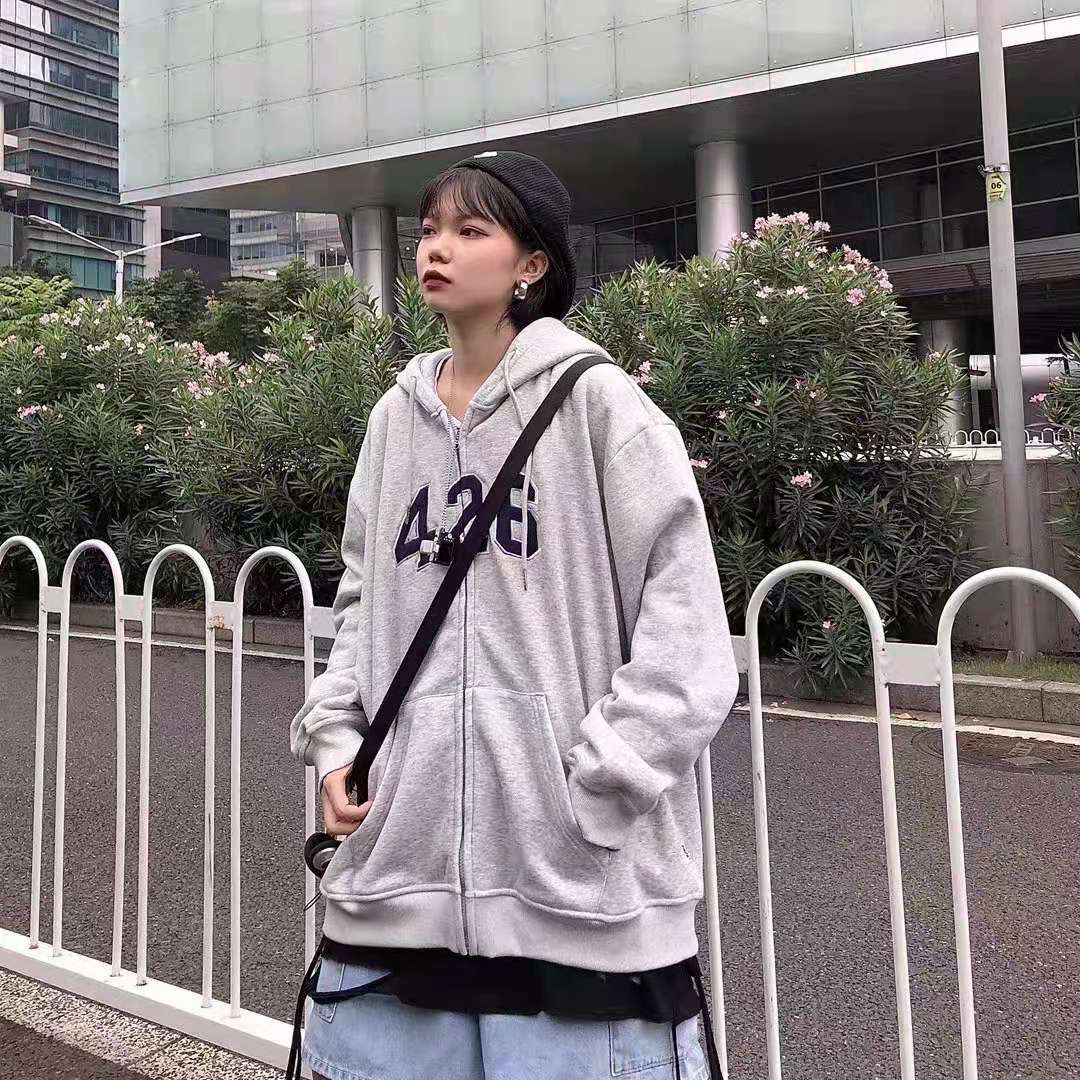  双色基础开衫  