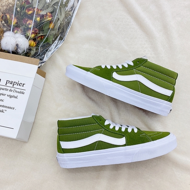 Vans SK8-Mid 浅绿色/白色