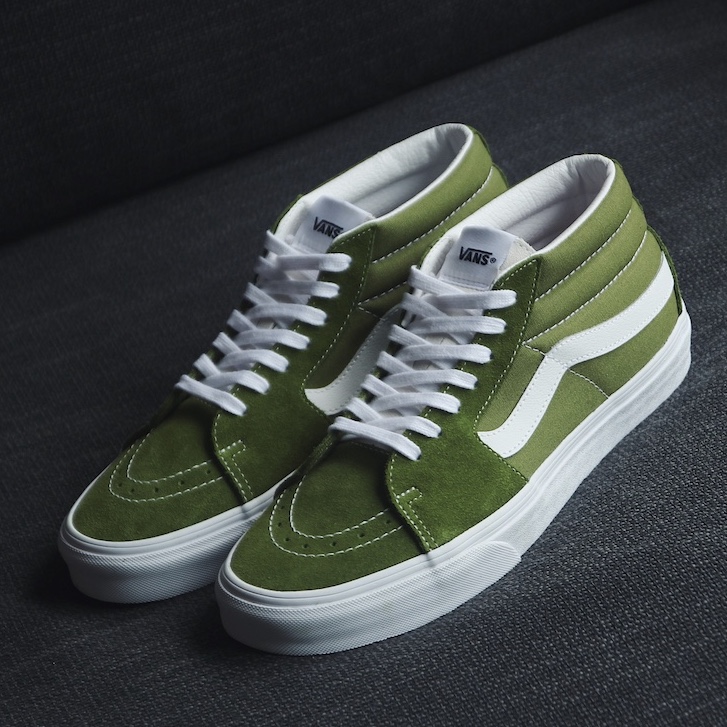 Vans SK8-Mid 浅绿色/白色