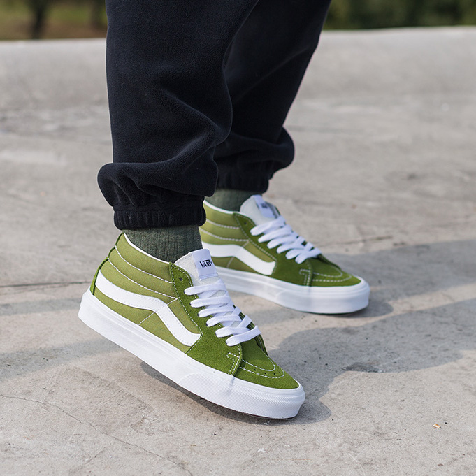 Vans SK8-Mid 浅绿色/白色