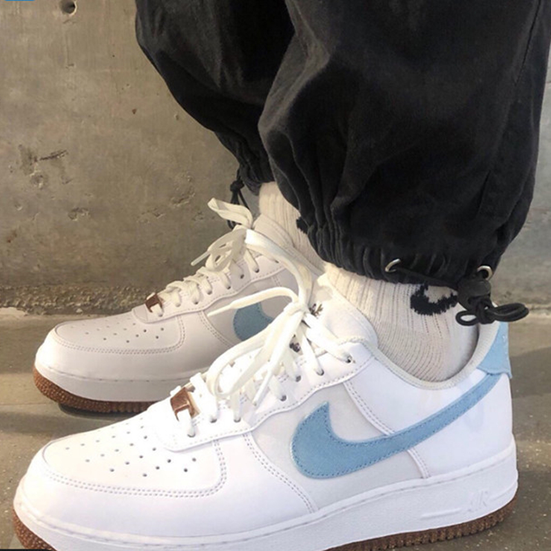 NikeAirForce1白/靛蓝