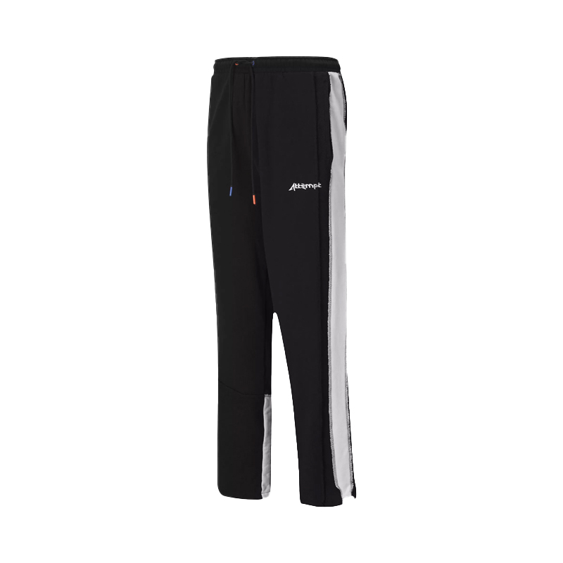 Puma/彪马 X ATTEMPT 联名款拼接撞色针织直筒抽绳休闲裤 598261