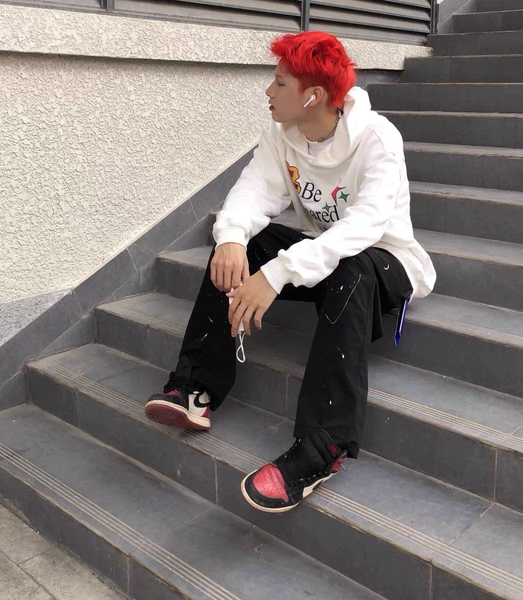 泼墨高街百搭长裤 炸街