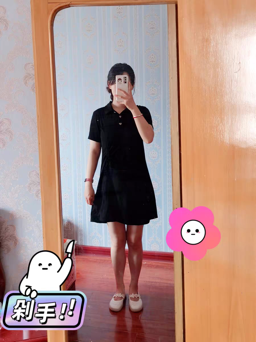 领纯棉爱心连衣裙 女装分享
