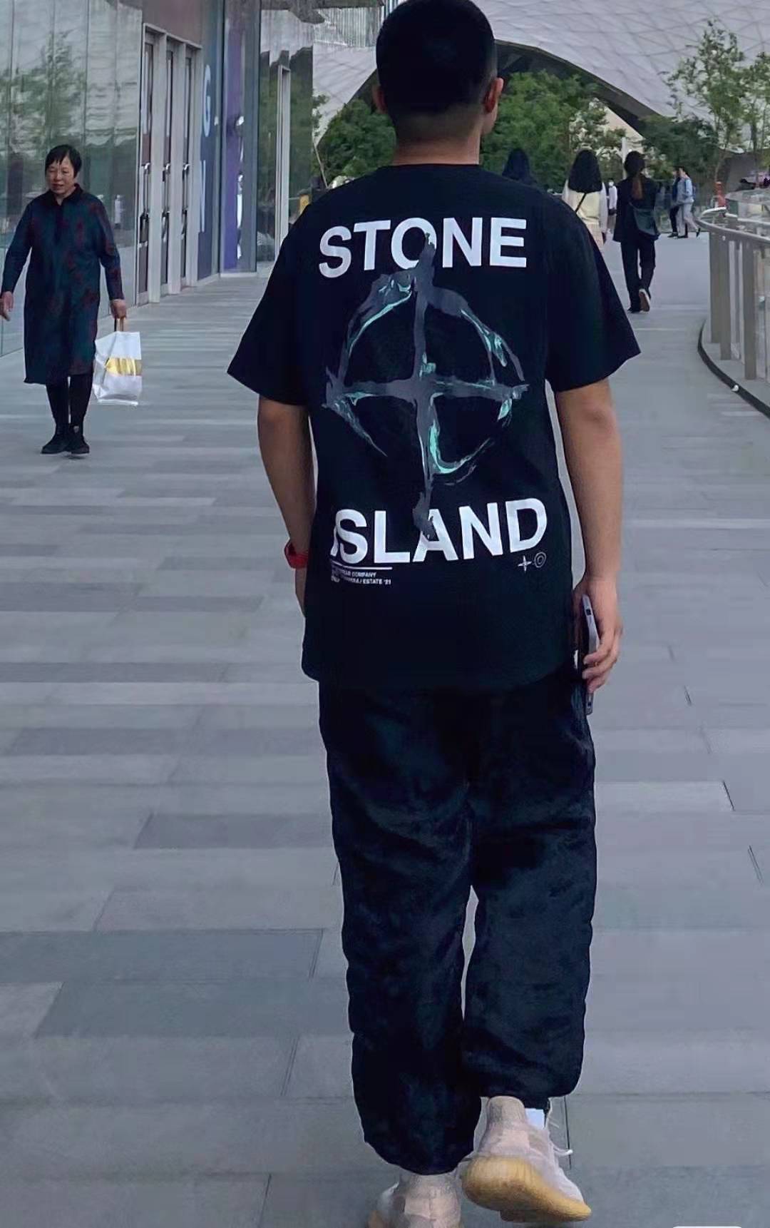  印花圆领短袖T恤