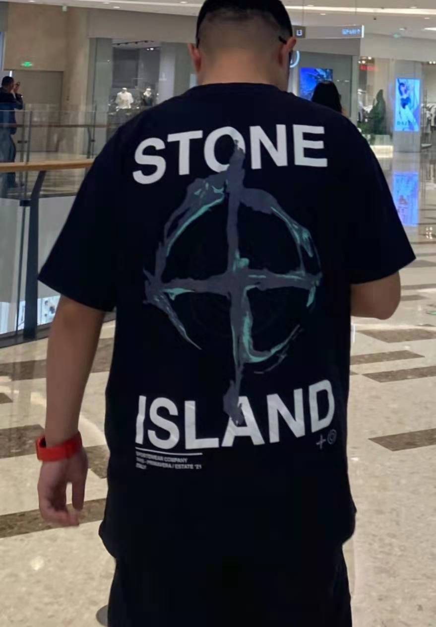   印花圆领短袖T恤