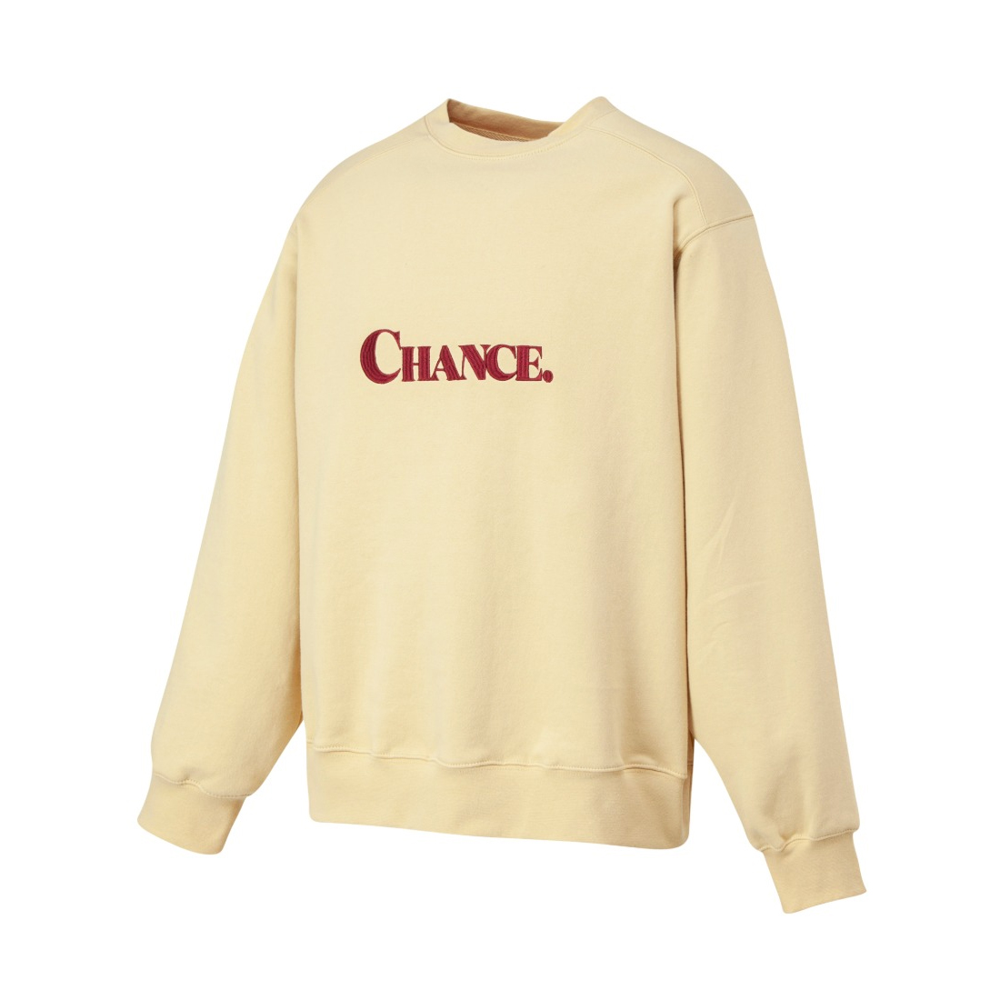 CHANCECHANCE 字母Logo印花刺绣圆领套头长袖加绒卫衣 男女同款 CCHD01844735