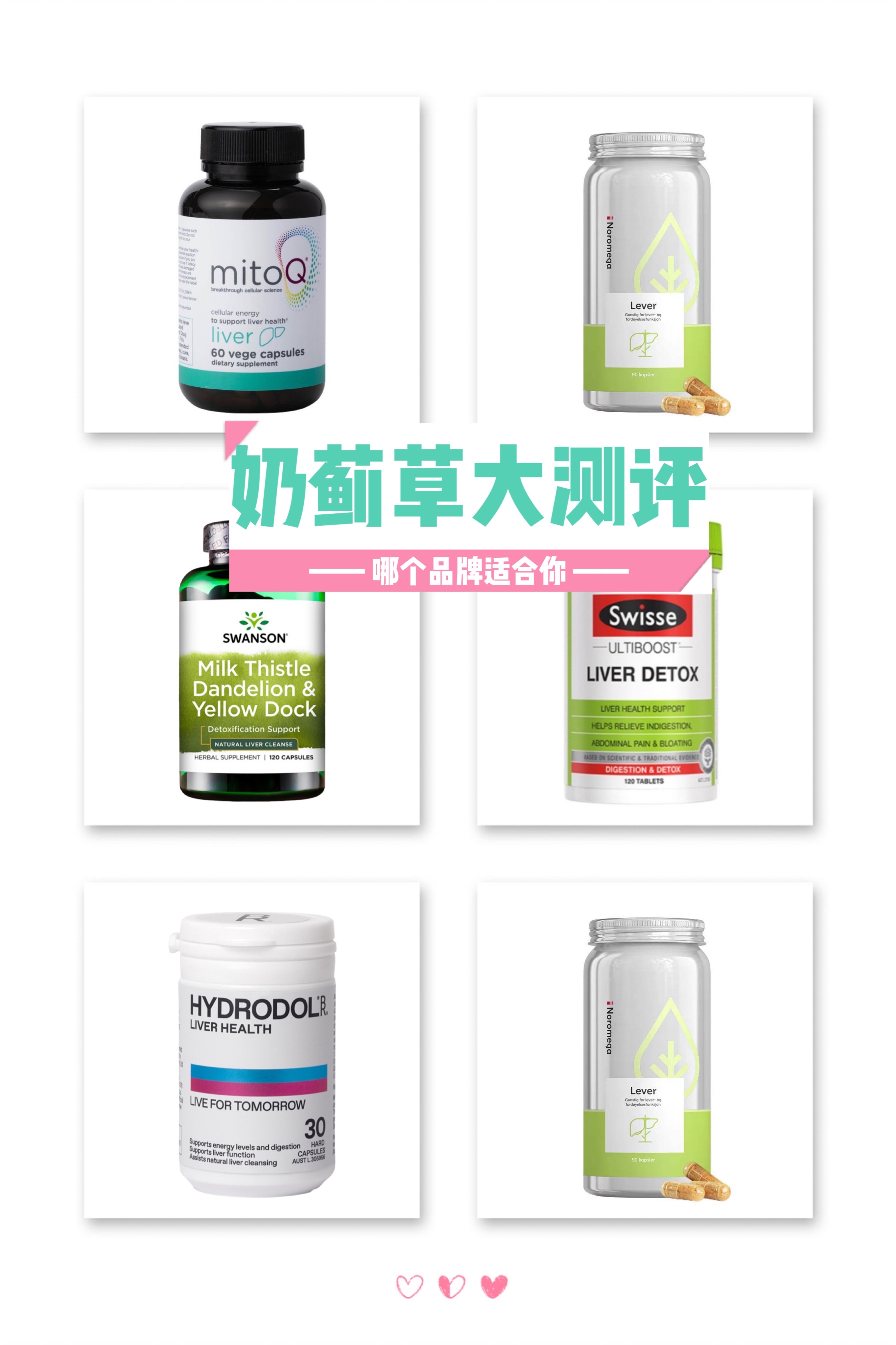 识货各品牌奶蓟草大测评