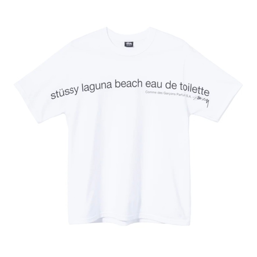 Stussy x CDG 联名款 印刷图形艺术短袖T恤 男女同款