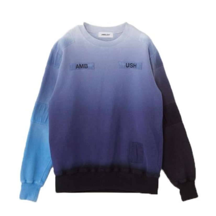 AMBUSH NEW PATCHWORK SWEAT 扎染渐变色套头卫衣 男女同款