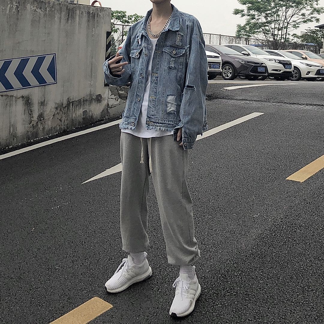 A chock 束脚堆积感休闲长裤分享