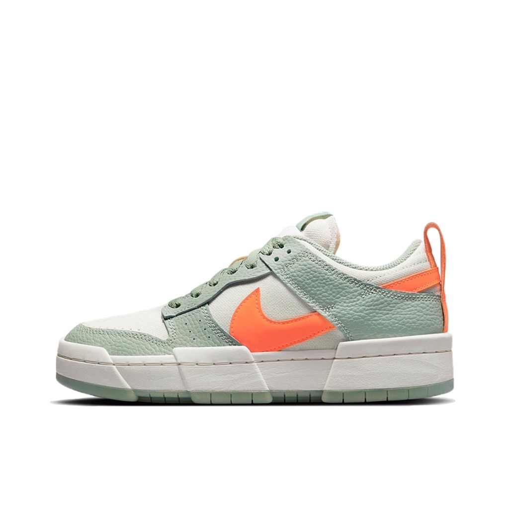 推荐商品：Nike Dunk 板鞋 经典复古百搭 Disrupt/低帮/白色/绿色/橙色