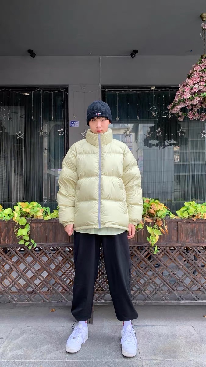 森马 防风防泼水羽绒服  穿搭分享