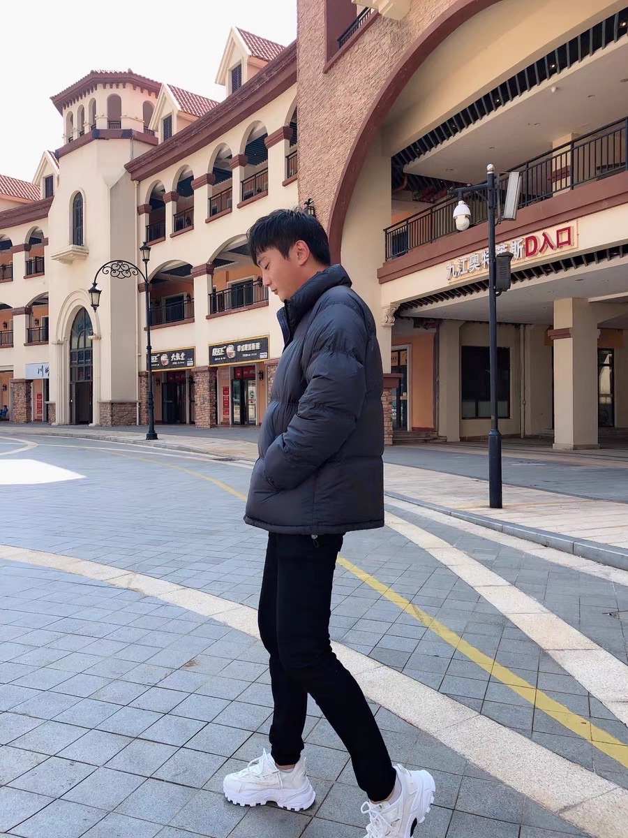 森马 防风防泼水羽绒服  穿搭分享