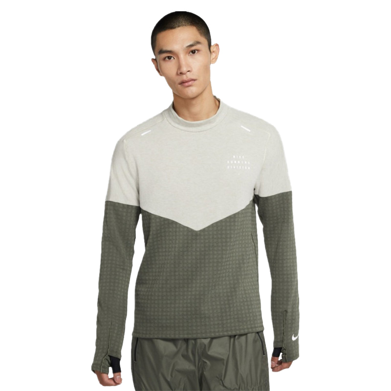 Nike RUN DIVISION WOOL 跑步长袖上衣加绒保暖卫衣 男女同款 CU7875