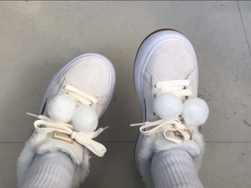 Puma 米色/白色