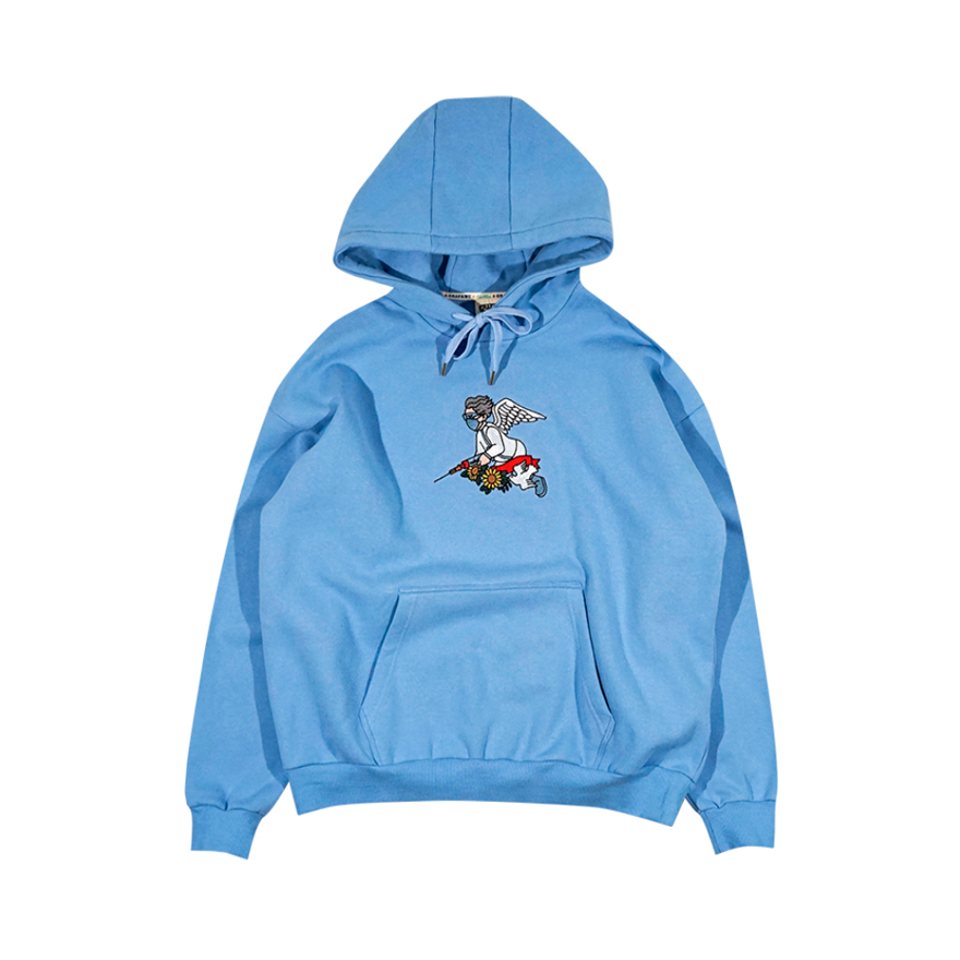 GRAF 抗疫英雄HomeTownHero醫(yī)護(hù)天使美式寬松休閑帽衫衛(wèi)衣 男女同款