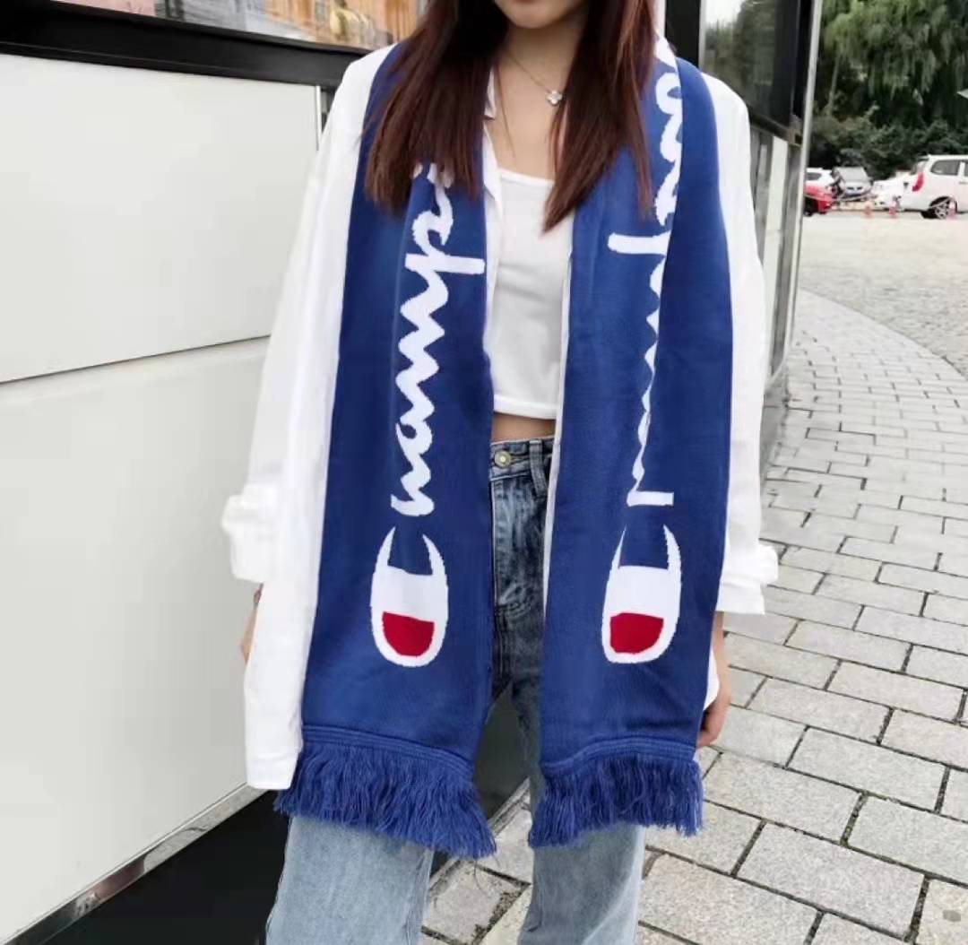 Champion 小logo流苏围巾分享