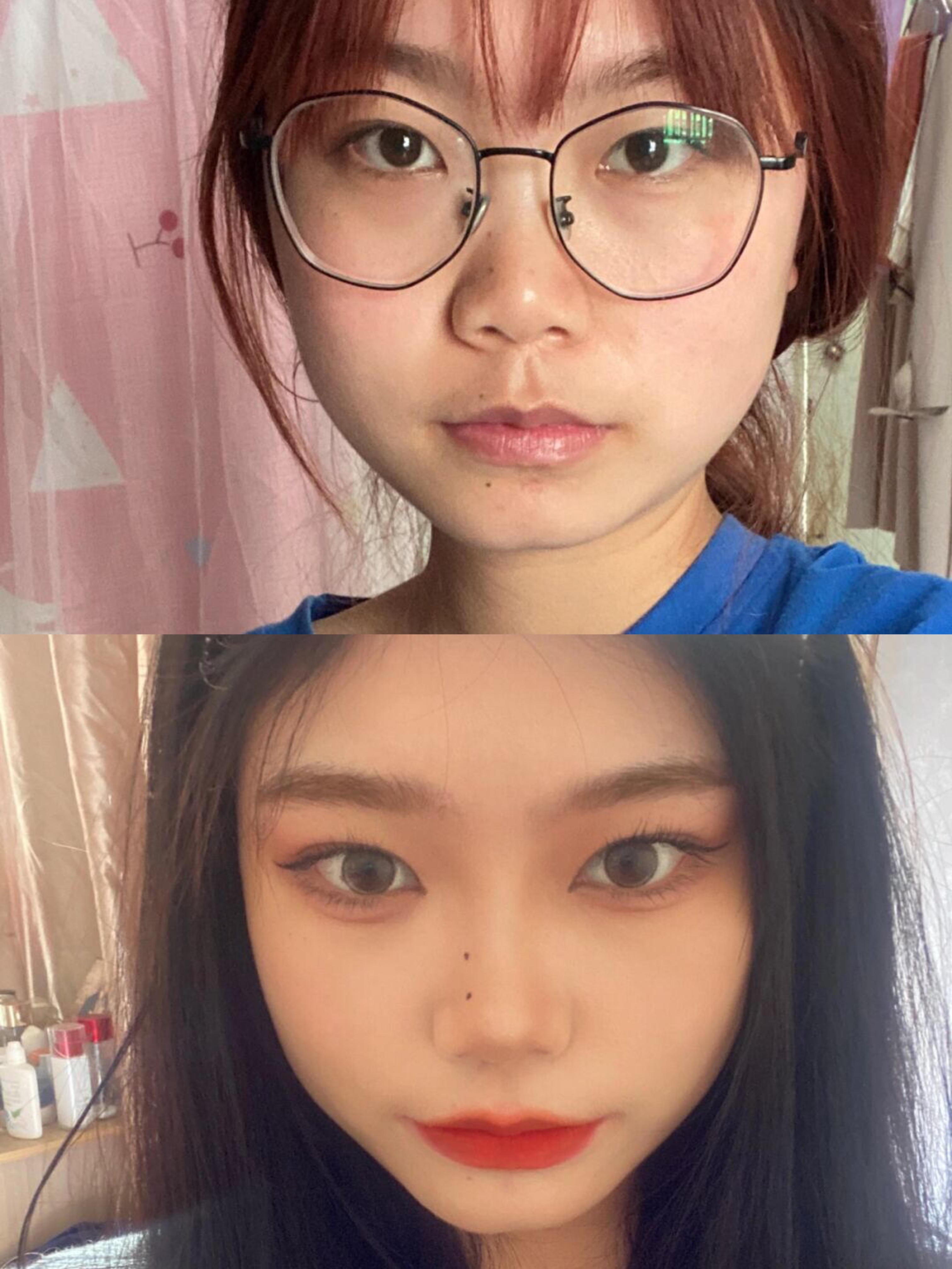 虽然我在学校很邋遢，但......