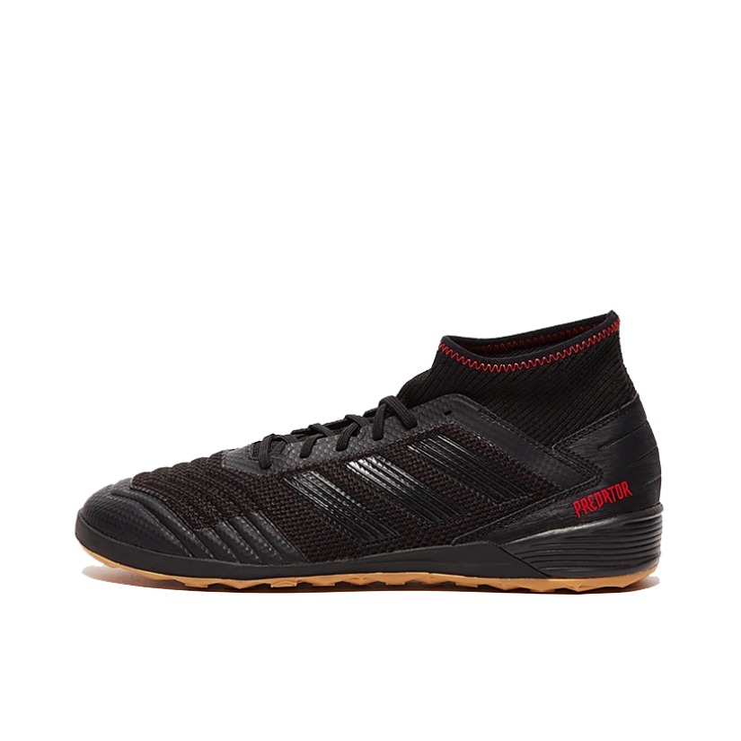 推荐商品：adidas Predator 19.3 IN 中端 平底 耐磨 织物 圆头 足球鞋 黑生胶