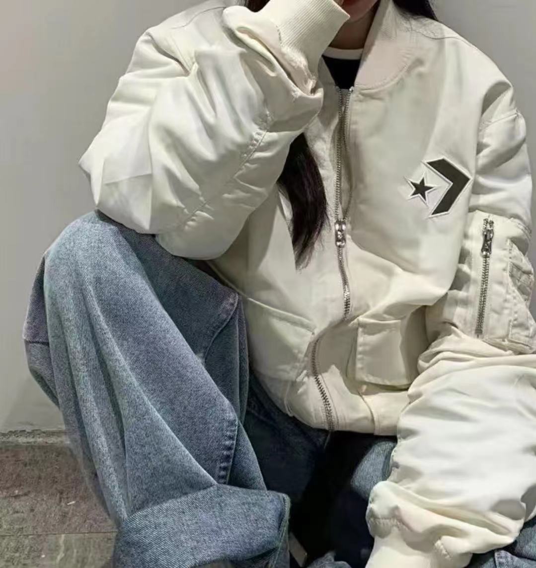 梭织简约休闲夹克外套分享