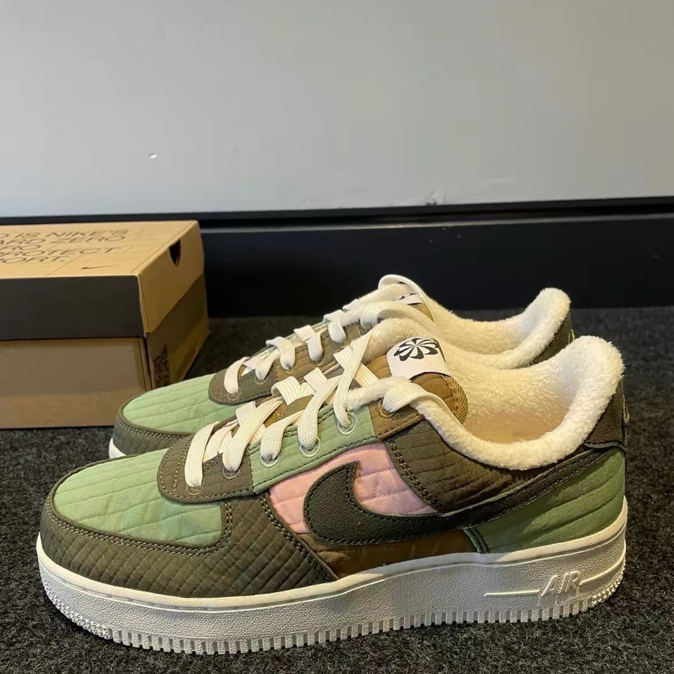AF1加绒板鞋 可回收材料