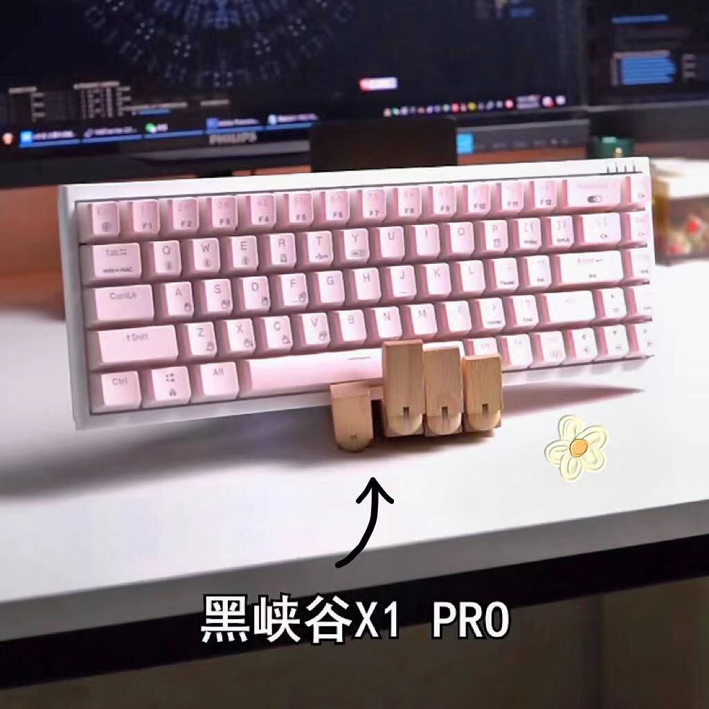 萌妹必备：白桃西米露配色键盘