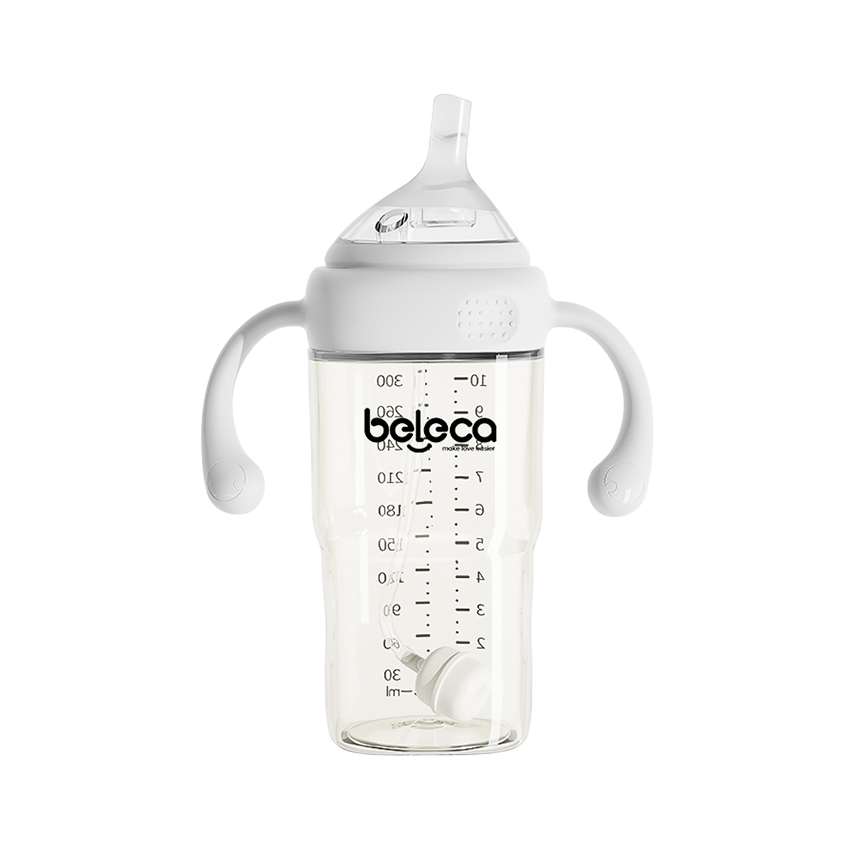推荐商品：儿歌/beleca PPSU大宝宝吸管奶瓶吸嘴款防胀气喝奶防摔喝水仿母乳断奶鸭嘴直饮