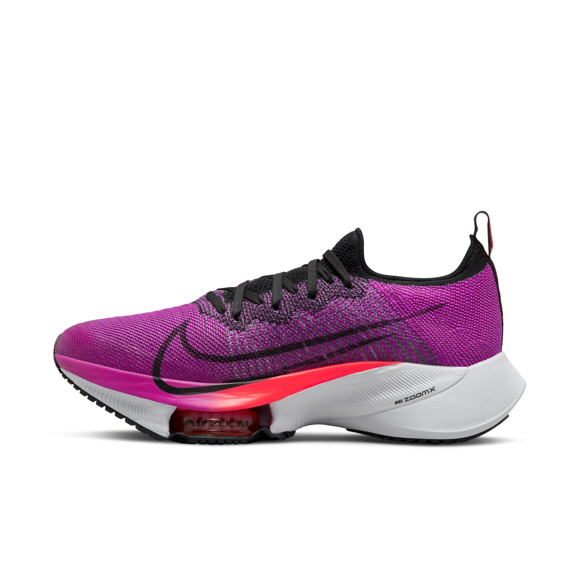 推荐商品：Nike Air Zoom Tempo NEXT% 跑鞋 全掌稳定支撑耐磨透气防滑碳板跑道耐穿 紫罗兰色/黑色/闪电深红