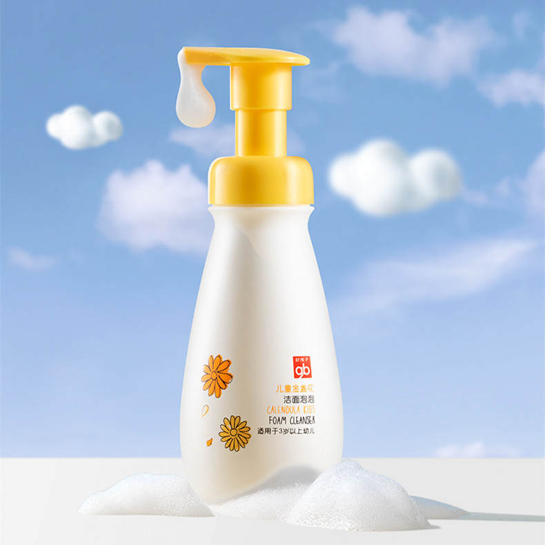 推荐商品：好孩子/gb 儿童金盏花洁面泡泡亲肤3岁以上舒缓