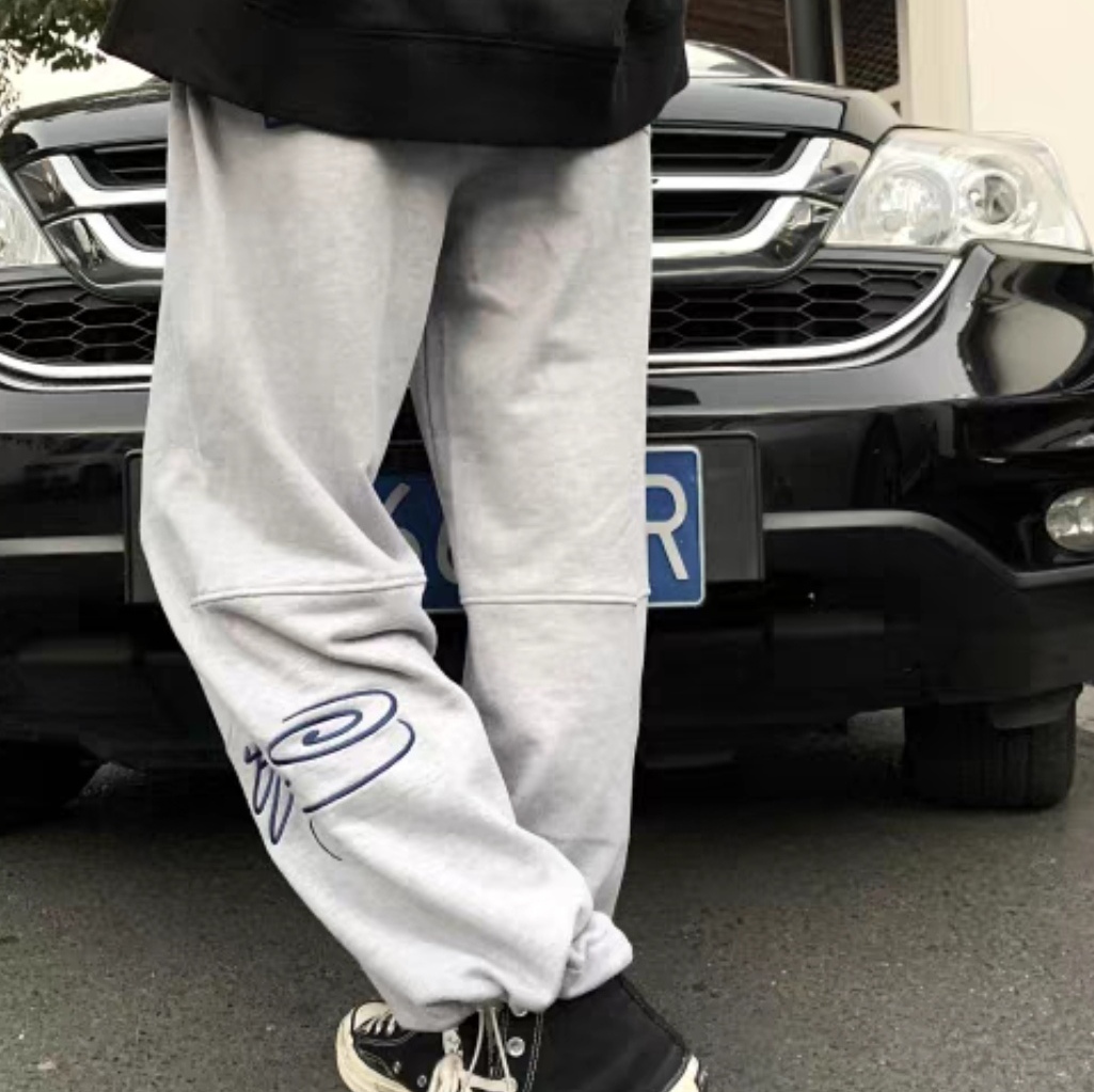 刺绣长裤分享