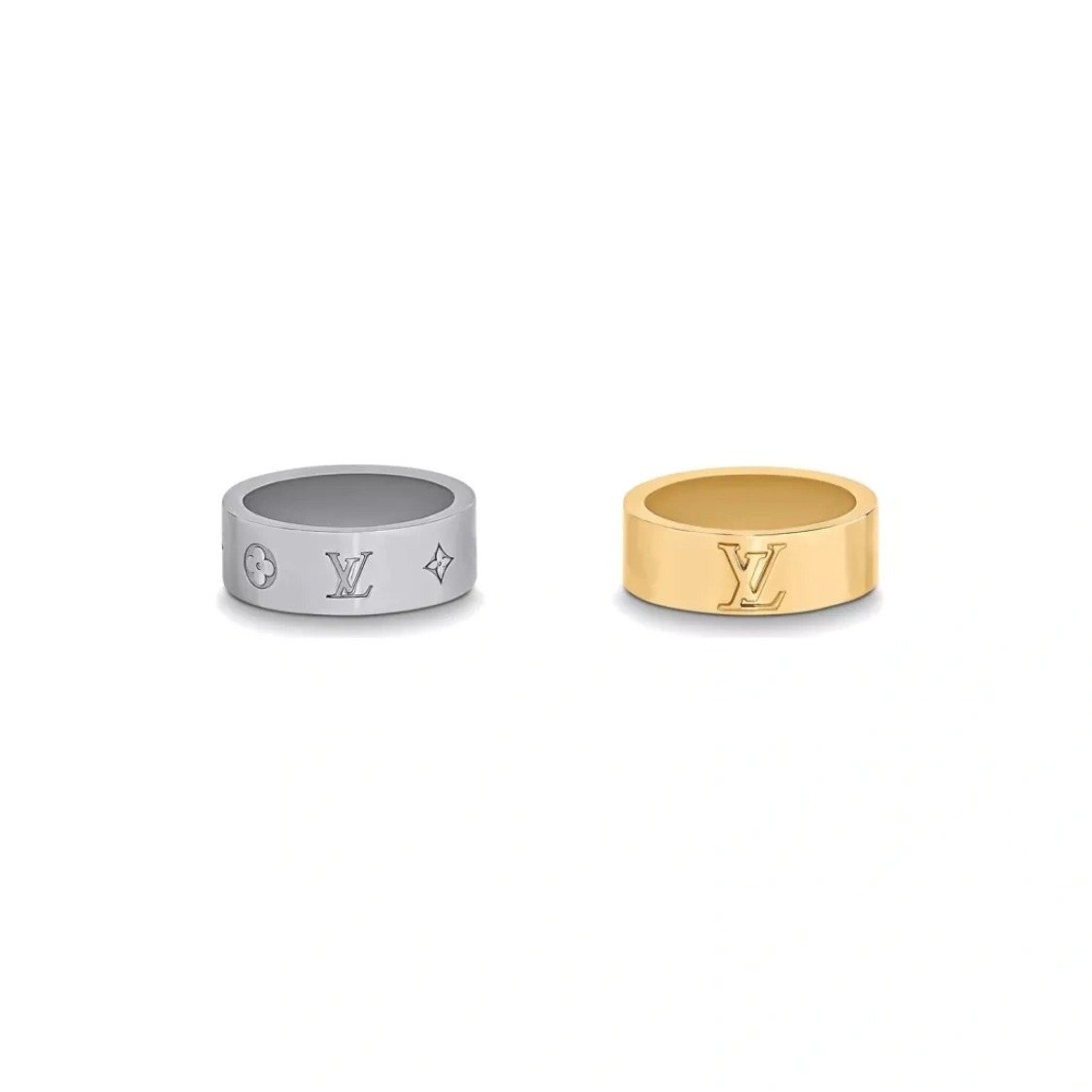 Louis Vuitton/路易威登 INSTINCT情侣对戒 M00513 金色&银色