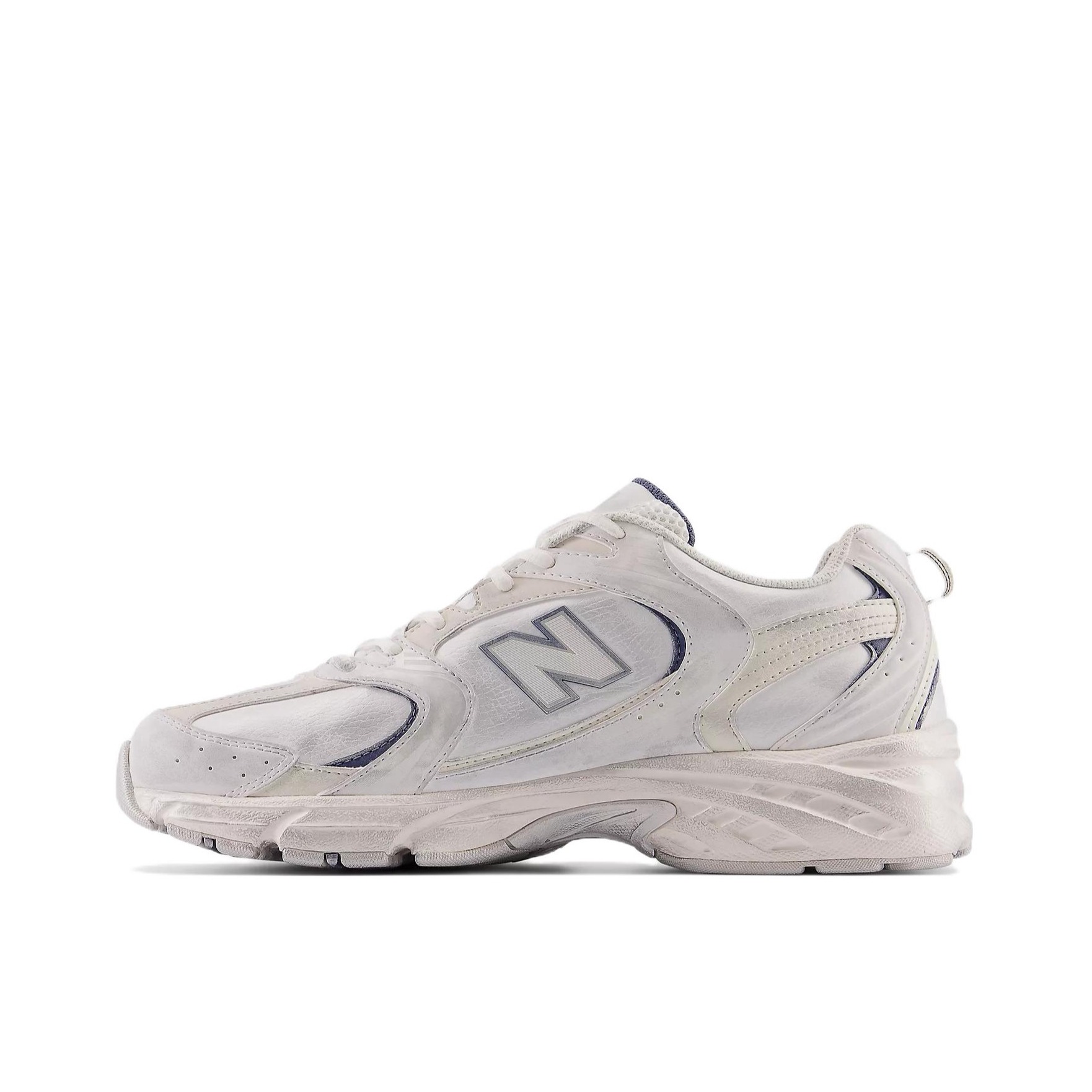 推荐商品：New Balance MR530 跑鞋 圆头经典拼接复古缓震防滑耐磨网面透气支撑 灰色