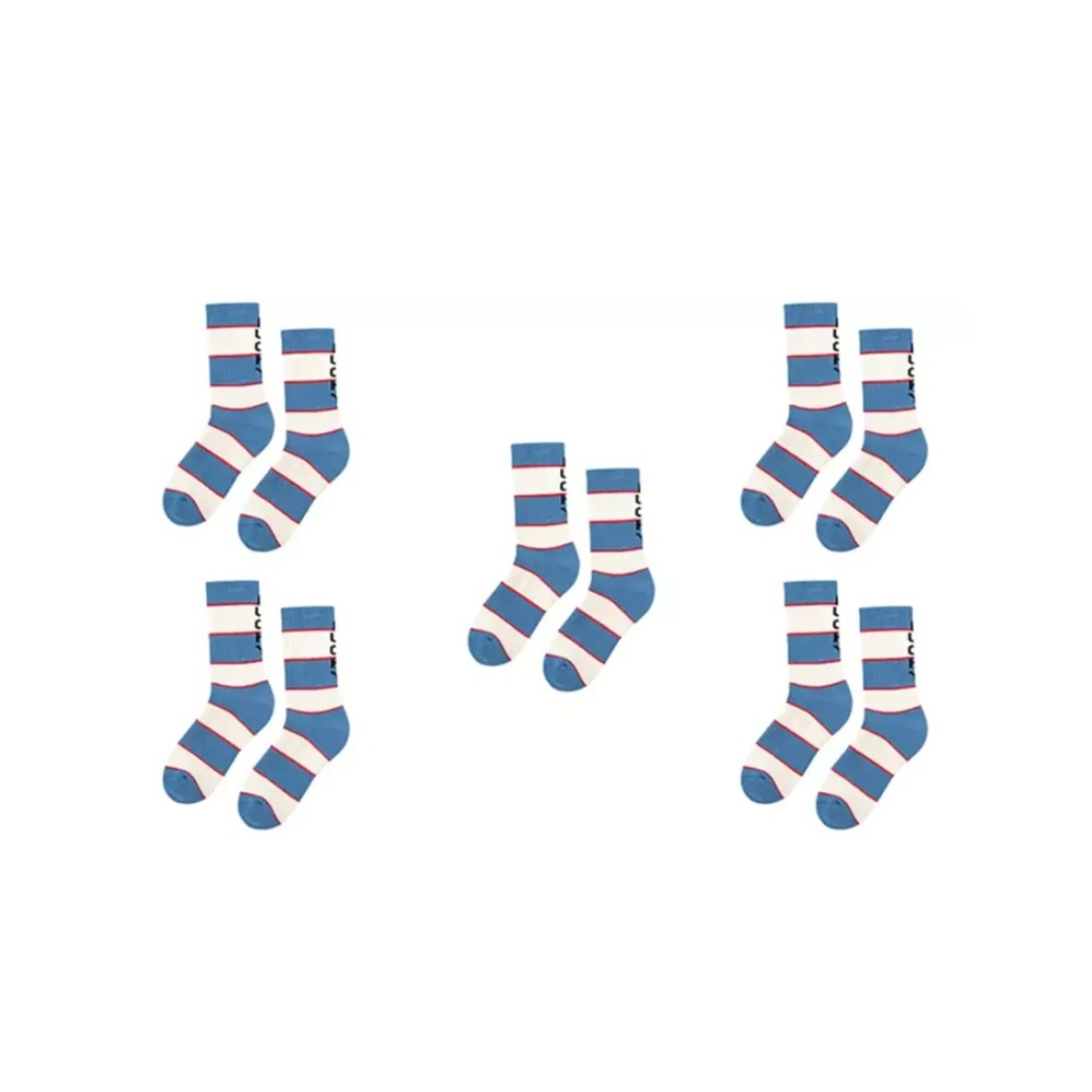 MostwantedLab 好彩条纹袜子套装 MWL