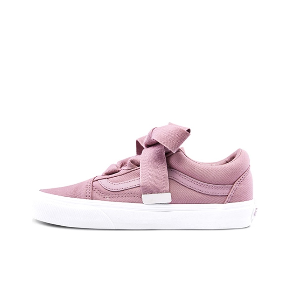 推荐商品：Vans/范斯 Old Skool 滑板鞋 板鞋 轻便防滑复古舒适经典 灰粉/宽鞋带