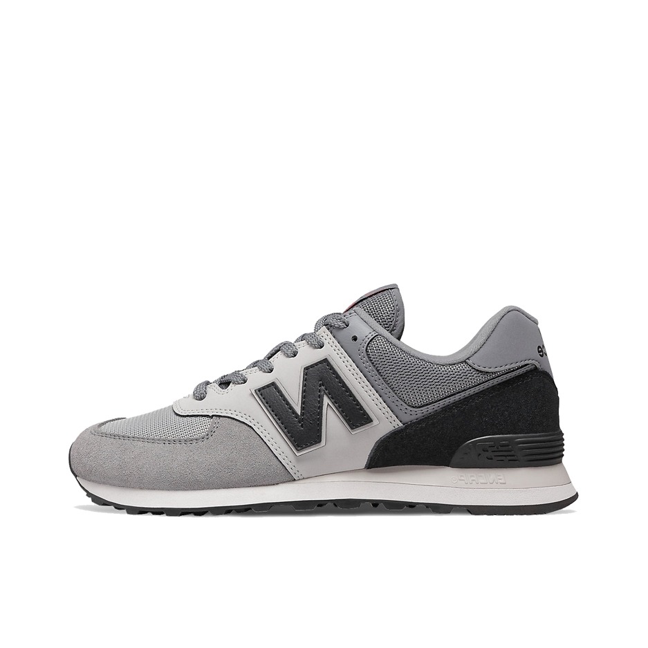 推荐商品：New Balance 574 运动休闲鞋 阿甘鞋 经典复古防滑耐磨缓震舒适透气时尚百搭轻便 浅灰/黑白