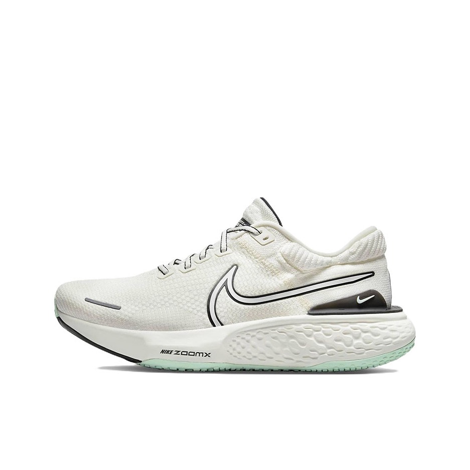 推荐商品：Nike ZoomX Invincible Run FlyKnit 2 跑鞋 防滑耐磨减震轻便织物百搭休闲圆头支撑 米白/黑色