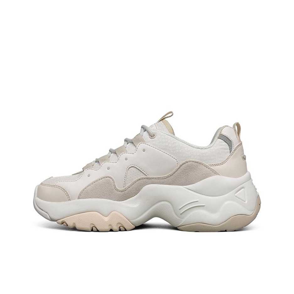 推荐商品：Skechers/斯凯奇  D'Lites 3.0  老爹鞋 熊猫鞋 复古厚底增高支撑 乳白/卡其
