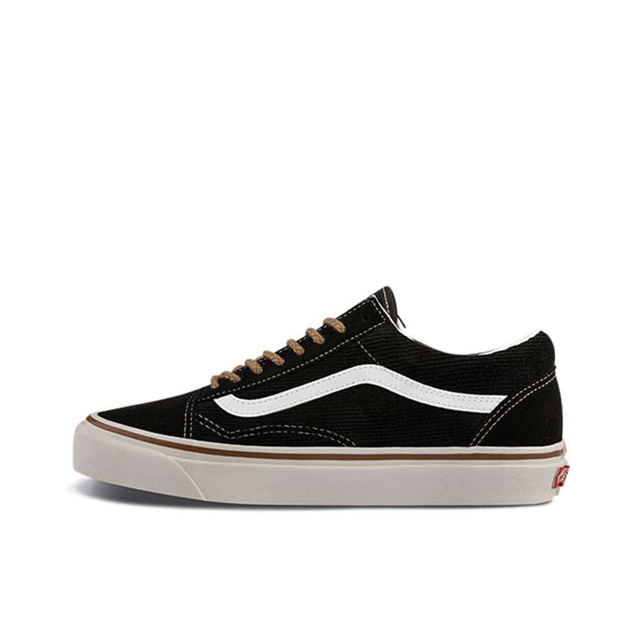 推荐商品：Vans/范斯 Old Skool 滑板鞋 板鞋 轻便防滑复古舒适经典 Black 安纳海姆/黑棕底