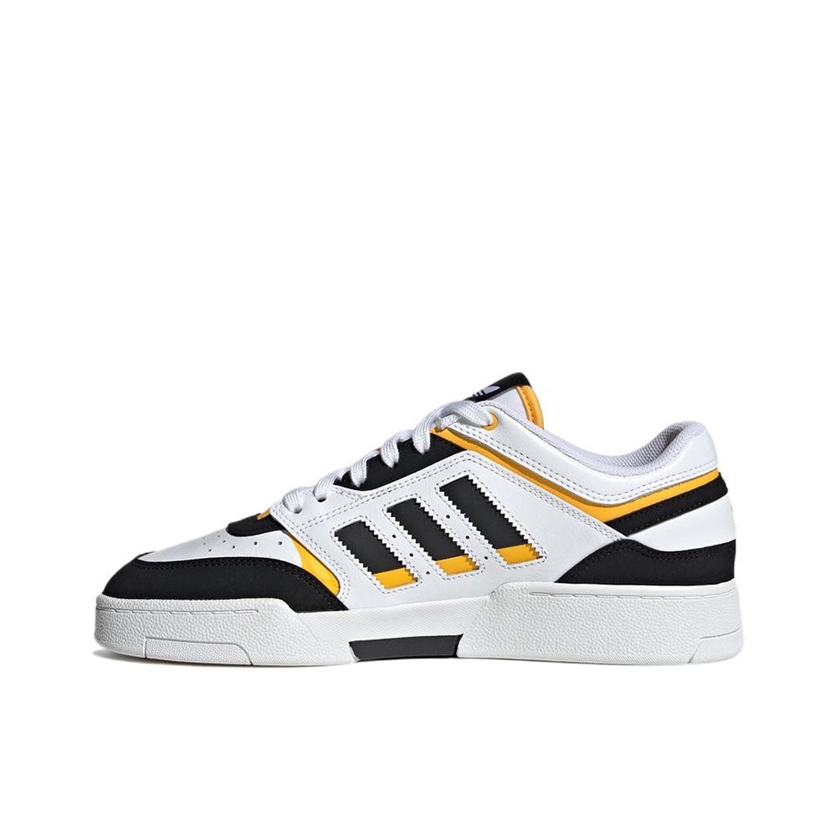 推荐商品：adidas Originals Drop Step 板鞋 复古耐磨透气舒适百搭 白色/黑色/黄色
