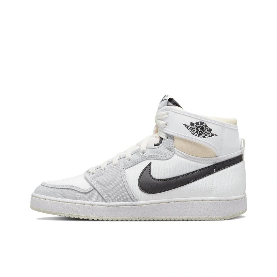推荐商品：Air Jordan 1 板鞋 运动休闲鞋 复古潮流支撑合成革 灰色/白色/黑色