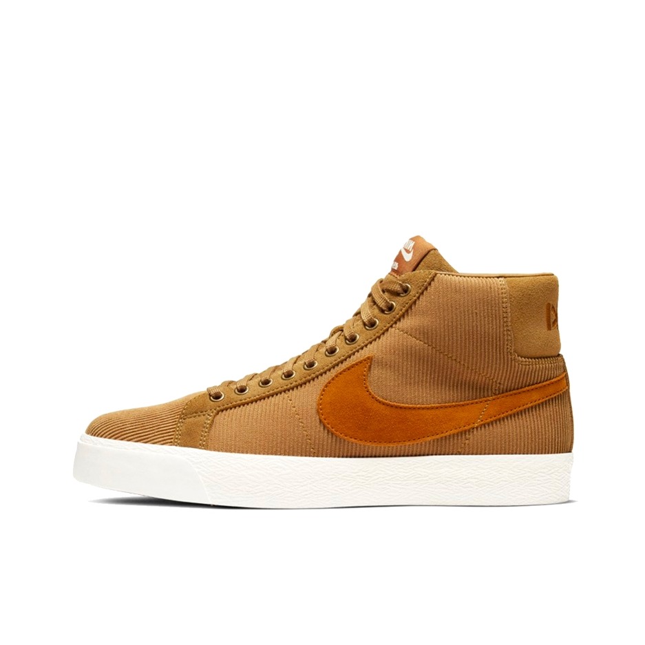 推荐商品：Nike SB Blazer Zoom 滑板鞋 板鞋 拼接时尚复古防滑耐磨透气运动休闲舒适百搭 Oski/Orange Label 卡其棕