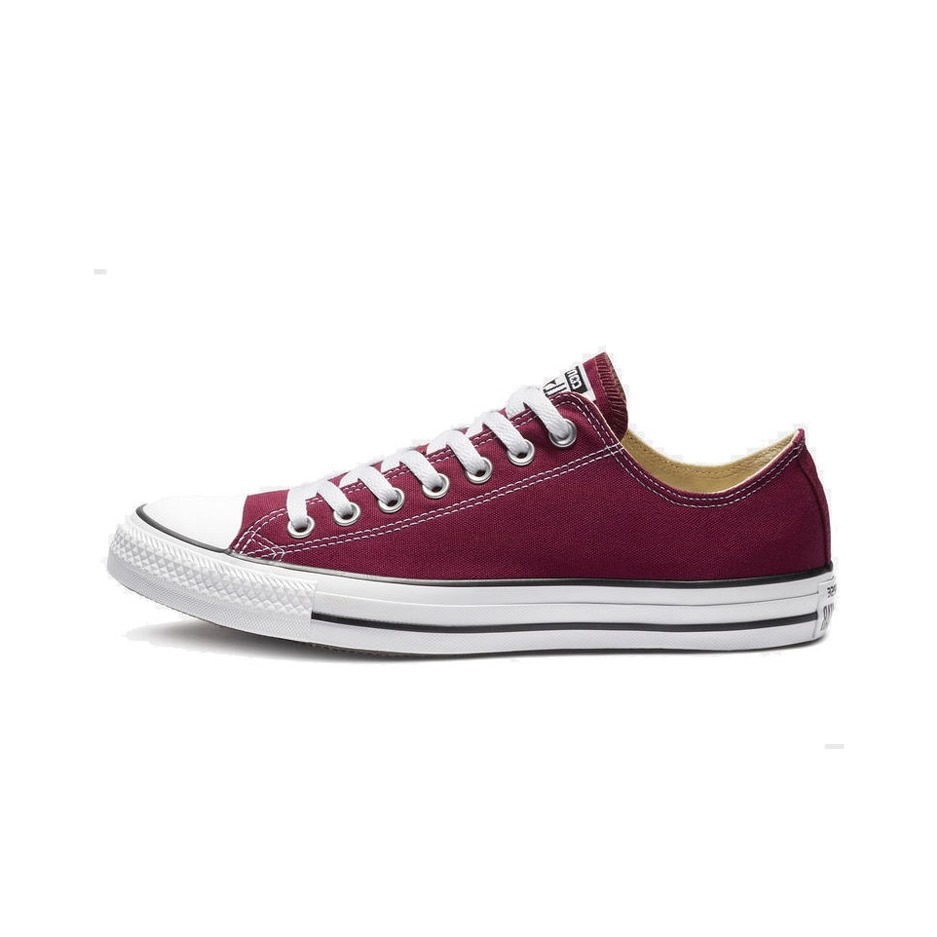 推荐商品：Converse/匡威 Chuck Taylor All Star 帆布鞋 常青款轻便防滑耐磨百搭复古圆头减震贴合高帮 FireBrick 低帮/酒红