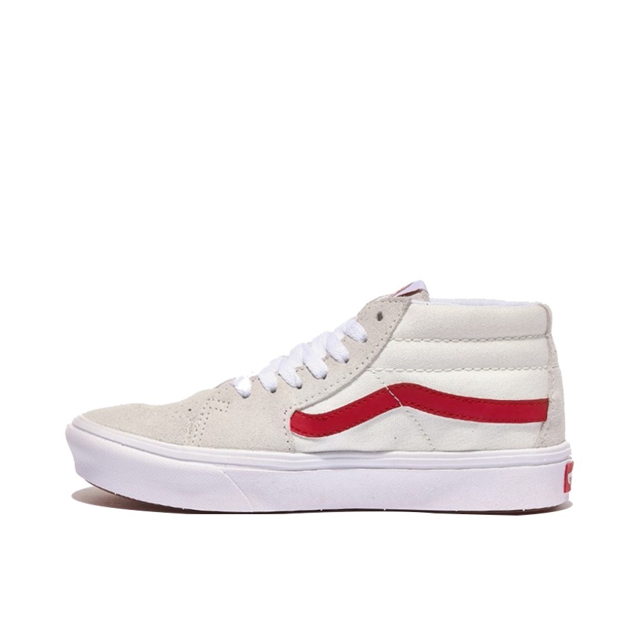 推荐商品：Vans/范斯 SK8-Mid 板鞋 潮流拼接复古百搭防滑耐磨 粉色/玫红