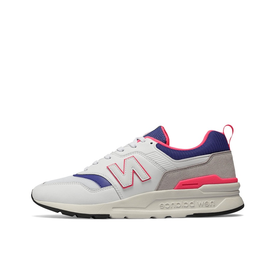 推荐商品：New Balance 997 时尚复古 防滑耐磨 透气舒适 运动休闲鞋 997H/白粉蓝