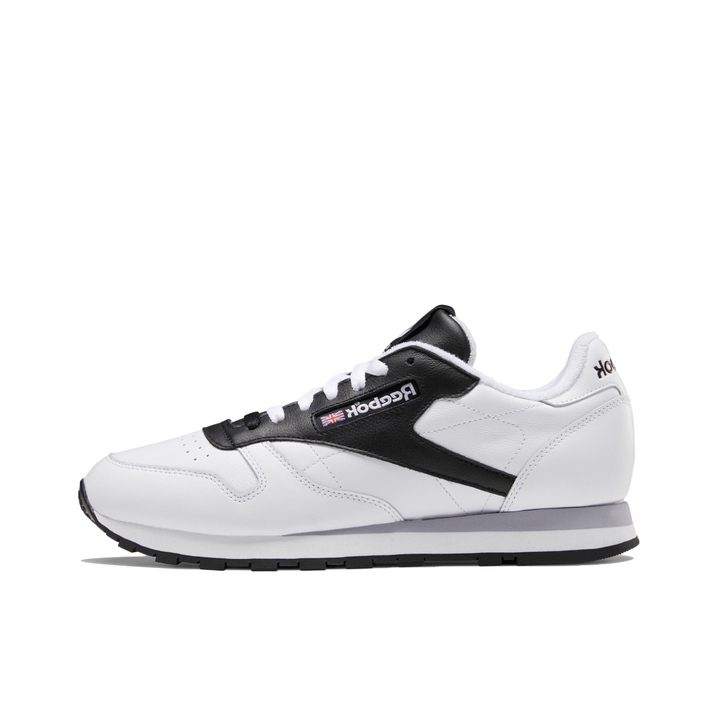 推荐商品：Reebok/锐步 Classic Leather 跑鞋 休闲复古减震回弹防滑耐磨低帮合成革织物轻便 Mountain Research联名/白色/黑色