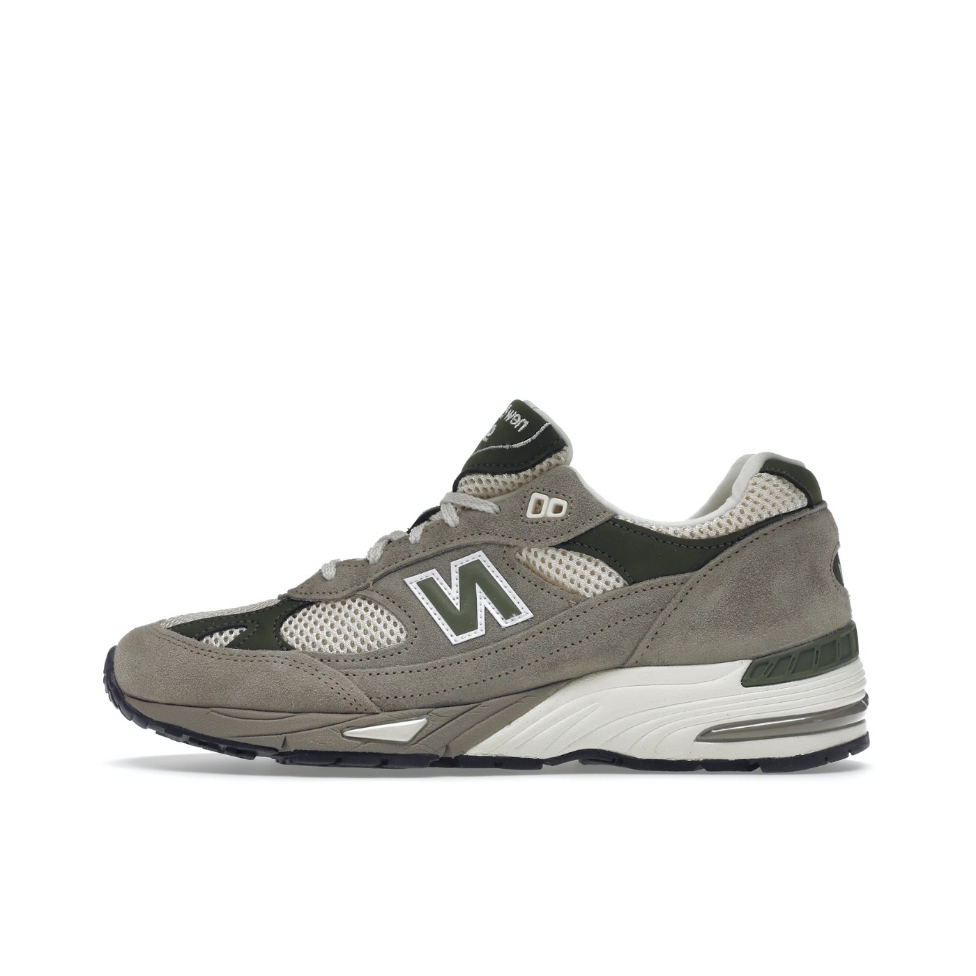 推荐商品：New Balance 991 跑鞋 舒适减震防滑耐磨织物网布透气经典复古休闲运动百搭通勤贴合 Aimé Leon Dore联名/男款/灰色/绿色