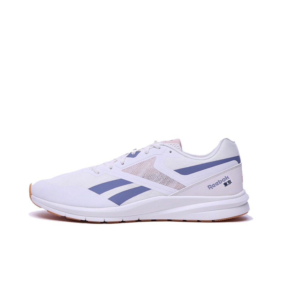 推荐商品：Reebok/锐步 Runner 4.0 网面透气 舒适 缓震 防滑 轻便 跑鞋 白粉蓝/日文